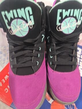 Ewing Athletics Ewing 33 Hi Purple Black Aqua 1EW90186-964 Men's Sneaker